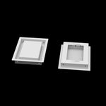 6x8 wall vent cover, front and back