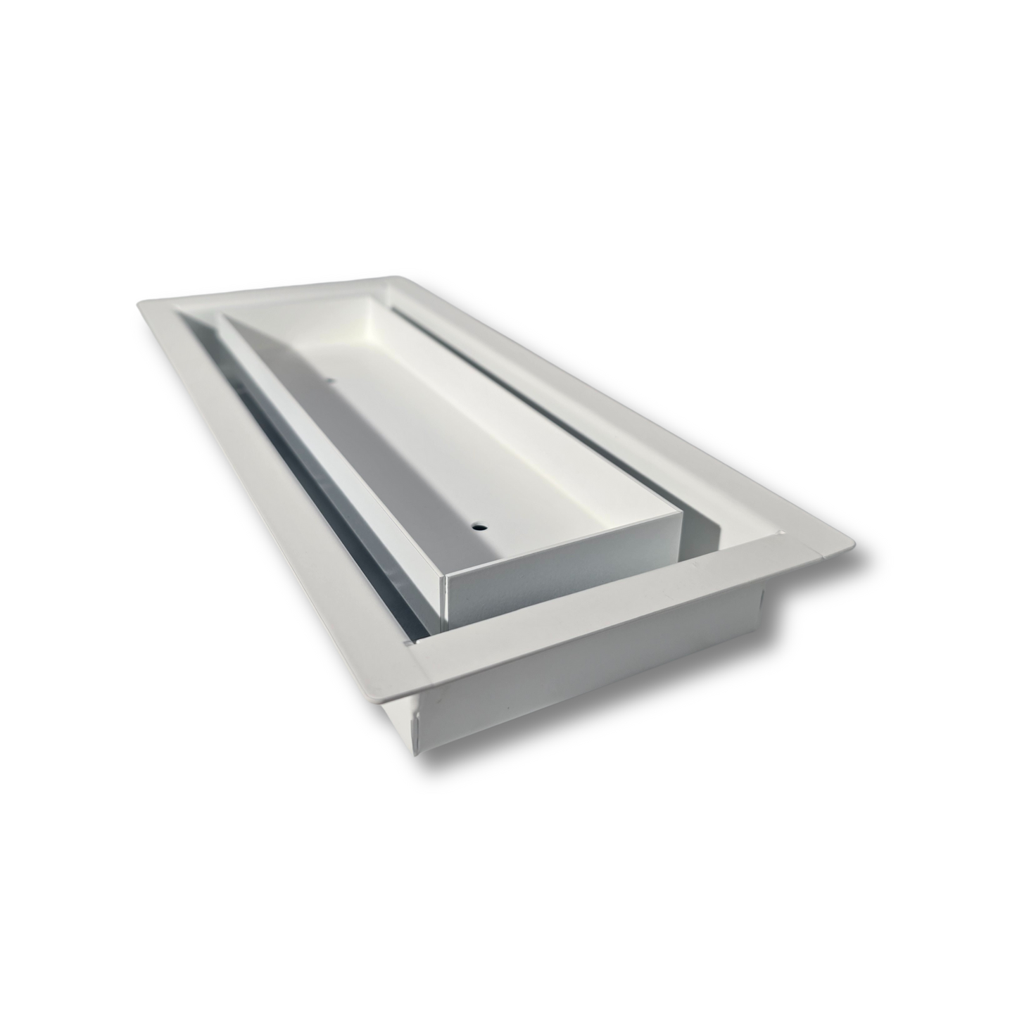 5x12 Classic Drop-in Air Vent, Flush Floor-Matching, All Metal, Floor Vent Cover (12x5)