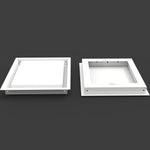 10x10- Wall Vent - Modern Vent Cover - TRM Metal