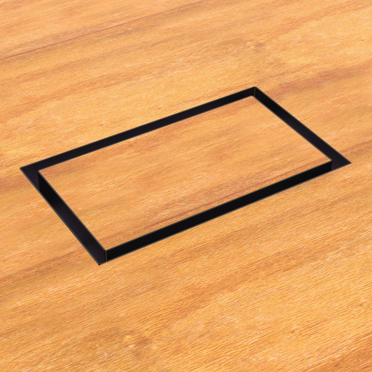 10x10 Undermount Air Vent, Floor - Matching, All Metal, Flush Floor Vent Cover (10x10) - TRM Metal Products
