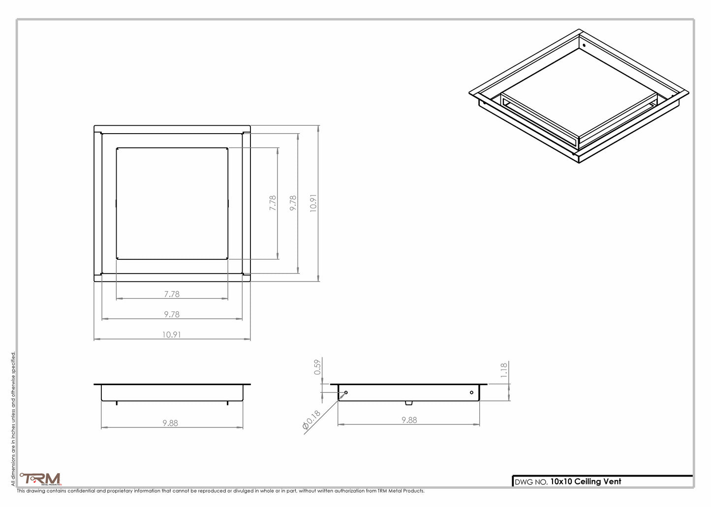 10x10-Modern-Ceiling-Vent Cover-TRM Metal 10x10