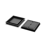 10x11 Classic floor register, front and back views side by side