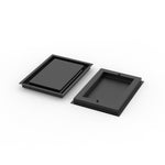 10x14 ZenFlow floor register, front and back view