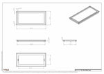 10x22.5 - Wall Vent - Modern Vent Cover - TRM Metal