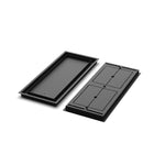 10x24 Classic floor register, front and back views side by side
