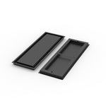 10x30 ZenFlow floor register, front and back view