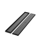 10x72 Classic floor register, front and back views side by side