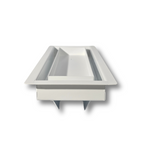 4x17 Classic Drop-in Air Vent, Flush Floor-Matching, All Metal, Floor Vent Cover (17x4)