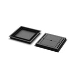 11x11 Classic floor register, front and back views side by side