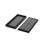 11x25 Classic floor register, front and back views side by side