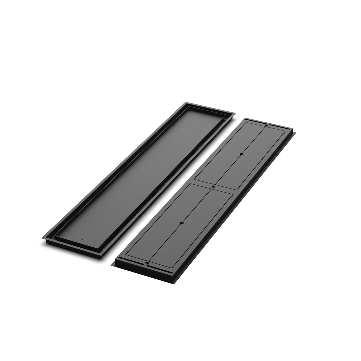 11x56 Classic floor register, front and back views side by side