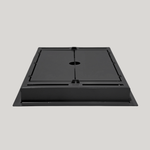 24x59.5 - Classic Drop-in Air Vent, Flush Floor-Matching, All Metal, Floor Vent Cover - TRM Metal  59.5x24