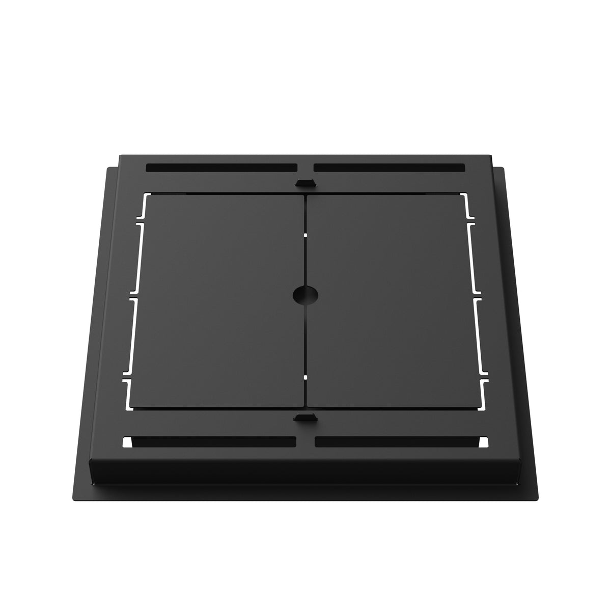 12x12 Classic floor register, back view