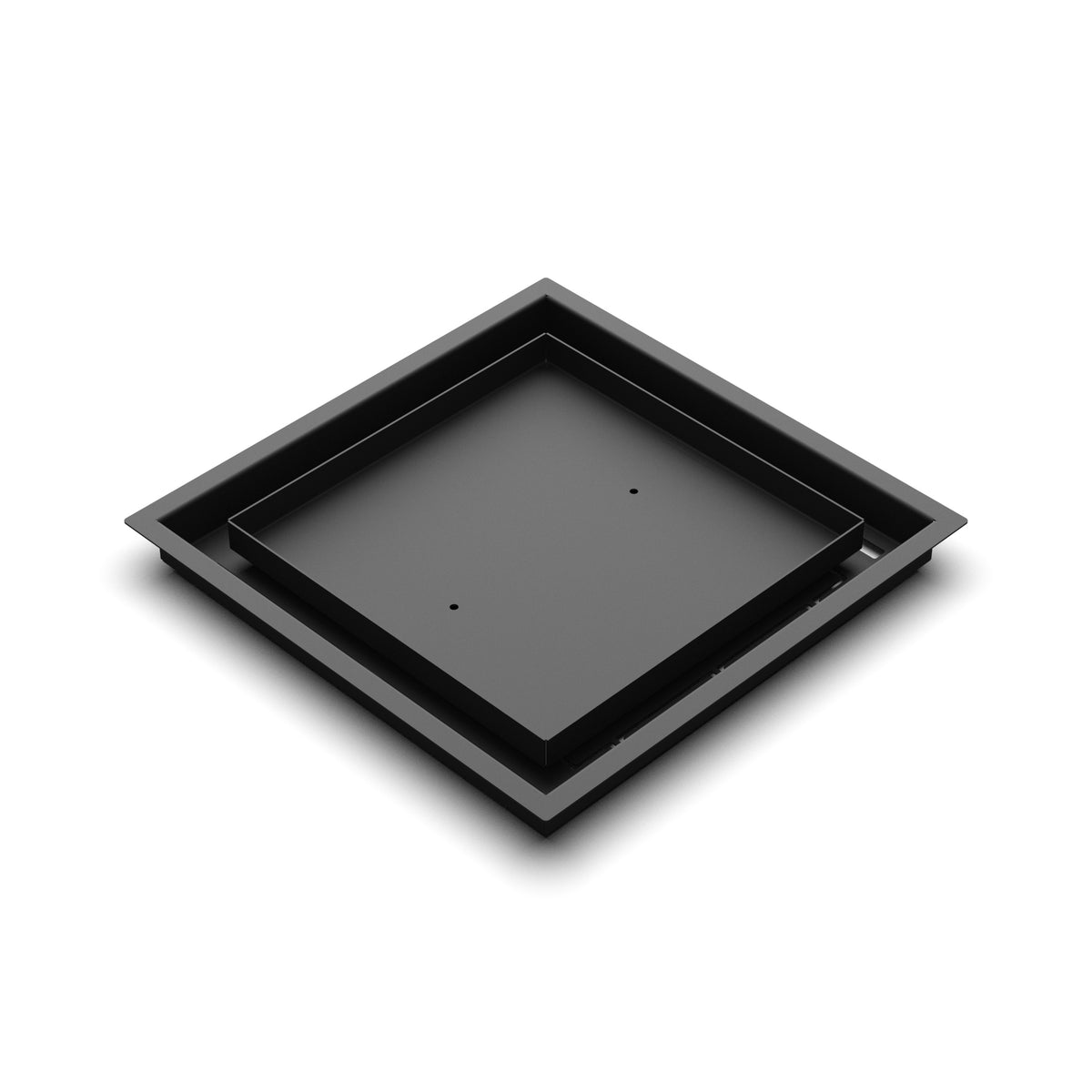 12x12 Classic floor register, diagonal view