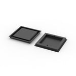 12x12 ZenFlow floor register, front and back view