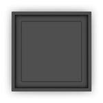 12x12 ZenFlow floor register, top-down view