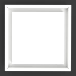 16x16- Wall Vent - Modern Vent Cover - TRM Metal