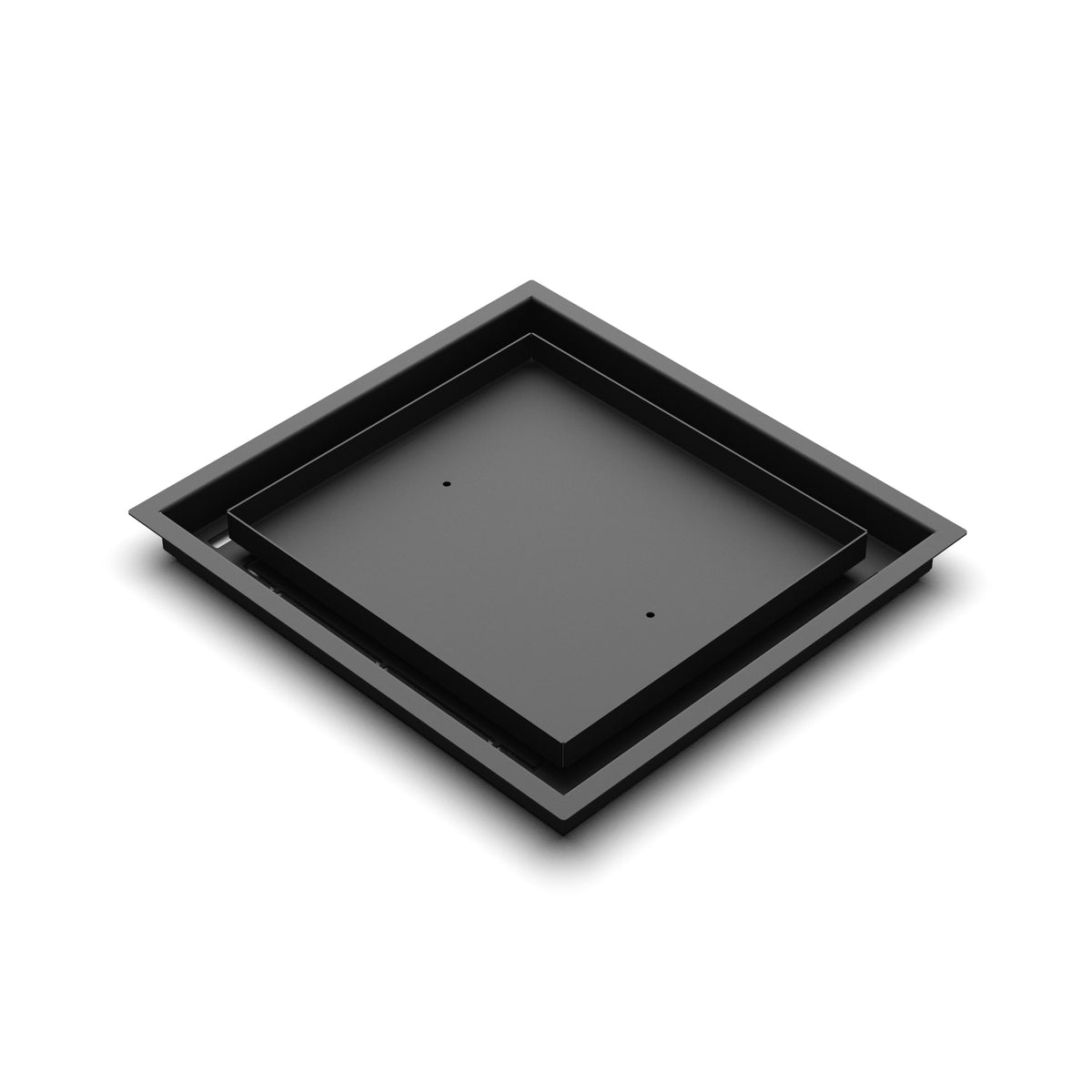 12x13 Classic floor register, diagonal view
