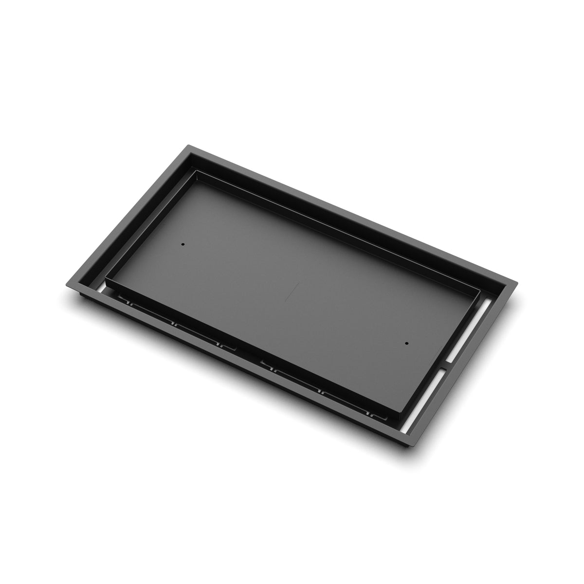 12x21 Classic floor register, quarter view