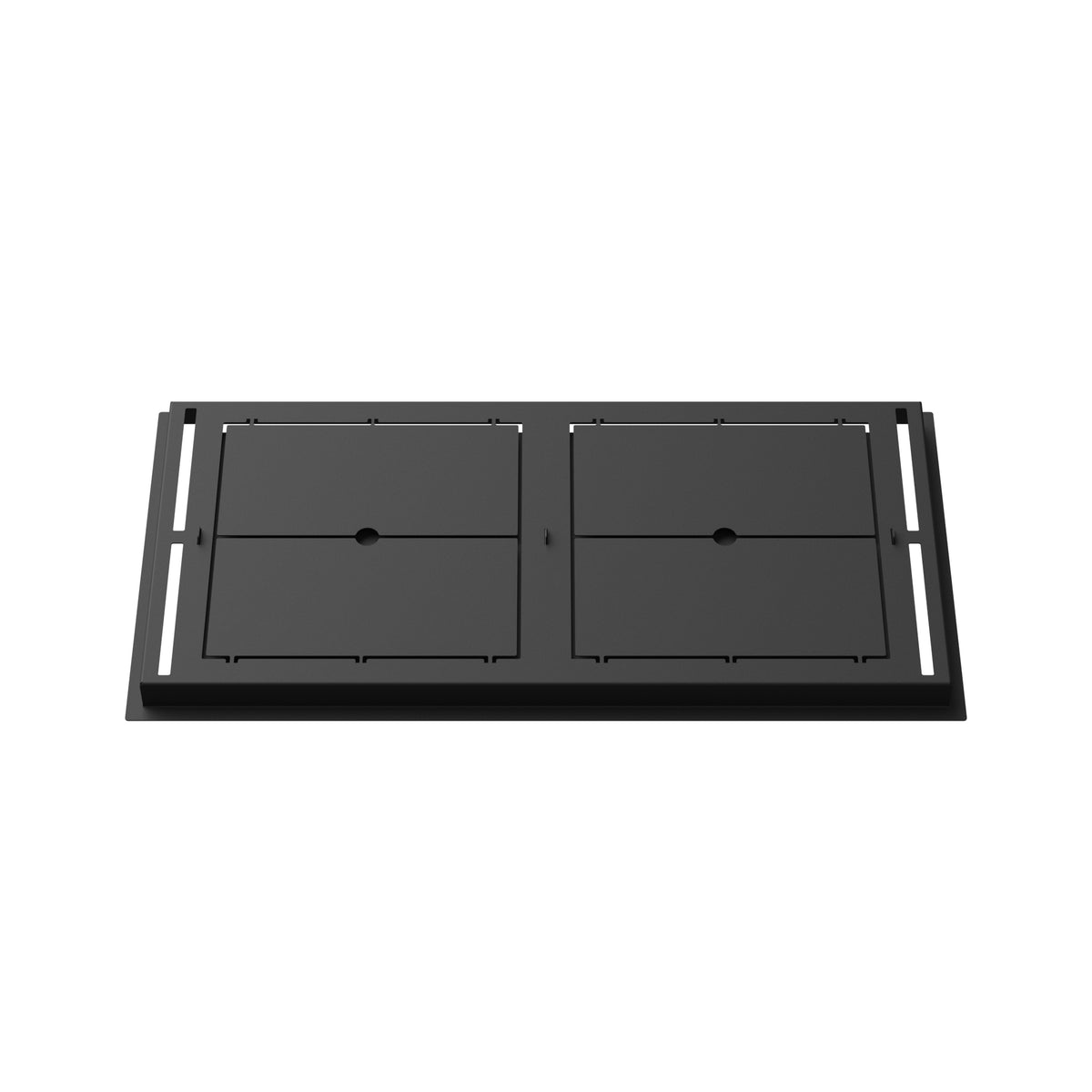 12x25 Classic floor register, back view