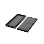 12x29 Classic floor register, front and back view