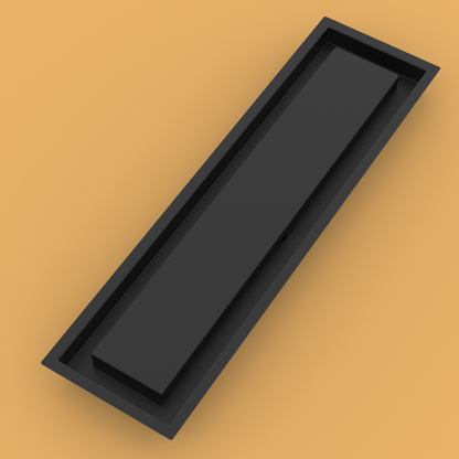 6x24 ZENƒLOW Drop-in Air Vent, Flush Floor-Matching, All Metal, Floor Vent Cover (24x6)