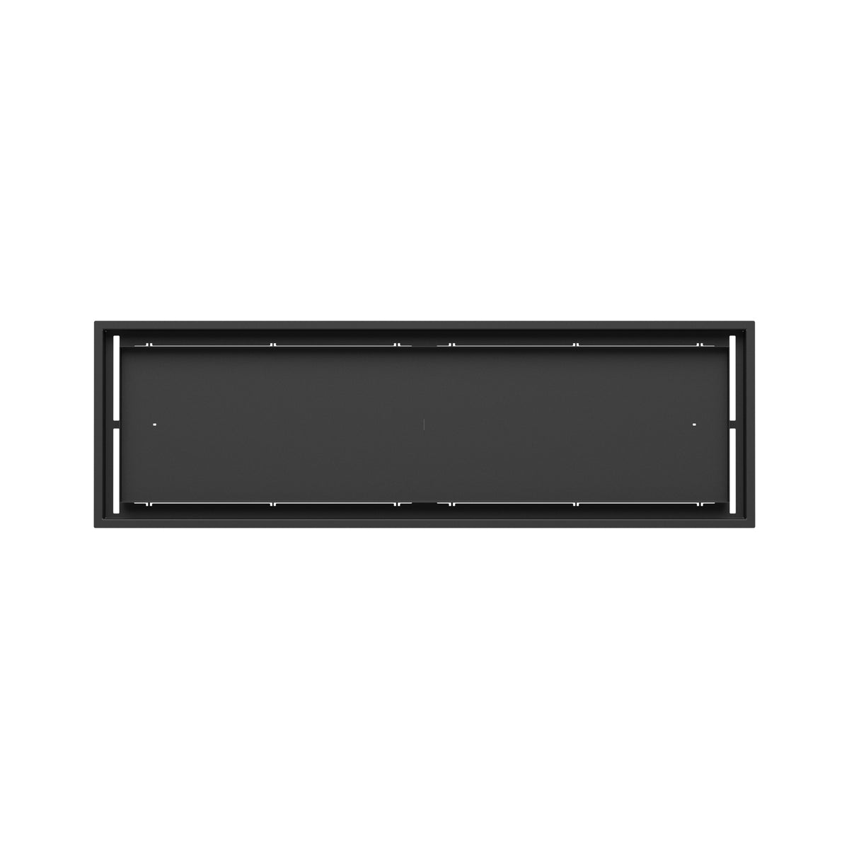 12x40 Classic floor register, top-down view