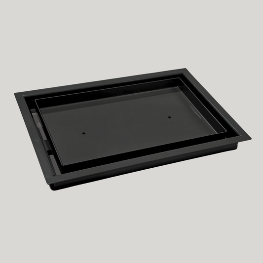 22.5x63.5 - Classic Drop-in Air Vent, Flush Floor-Matching, All Metal, Floor Vent Cover - TRM Metal  63.5x22.5
