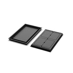 13x22 Classic floor register, front and back views side by side
