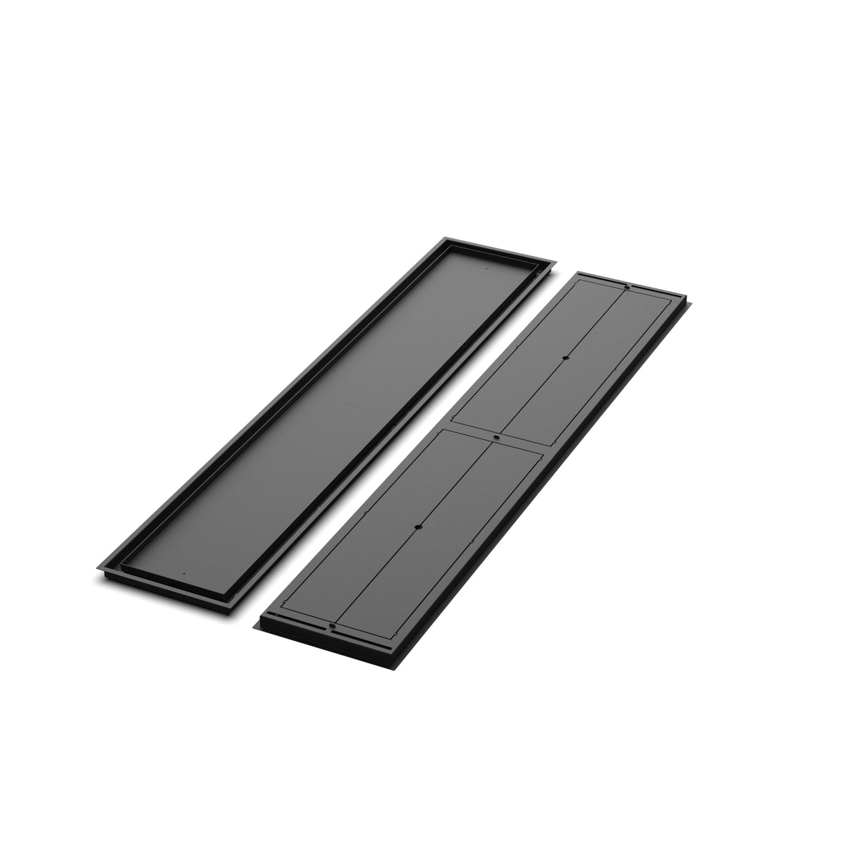 13x71 Classic floor register, front and back views side by side