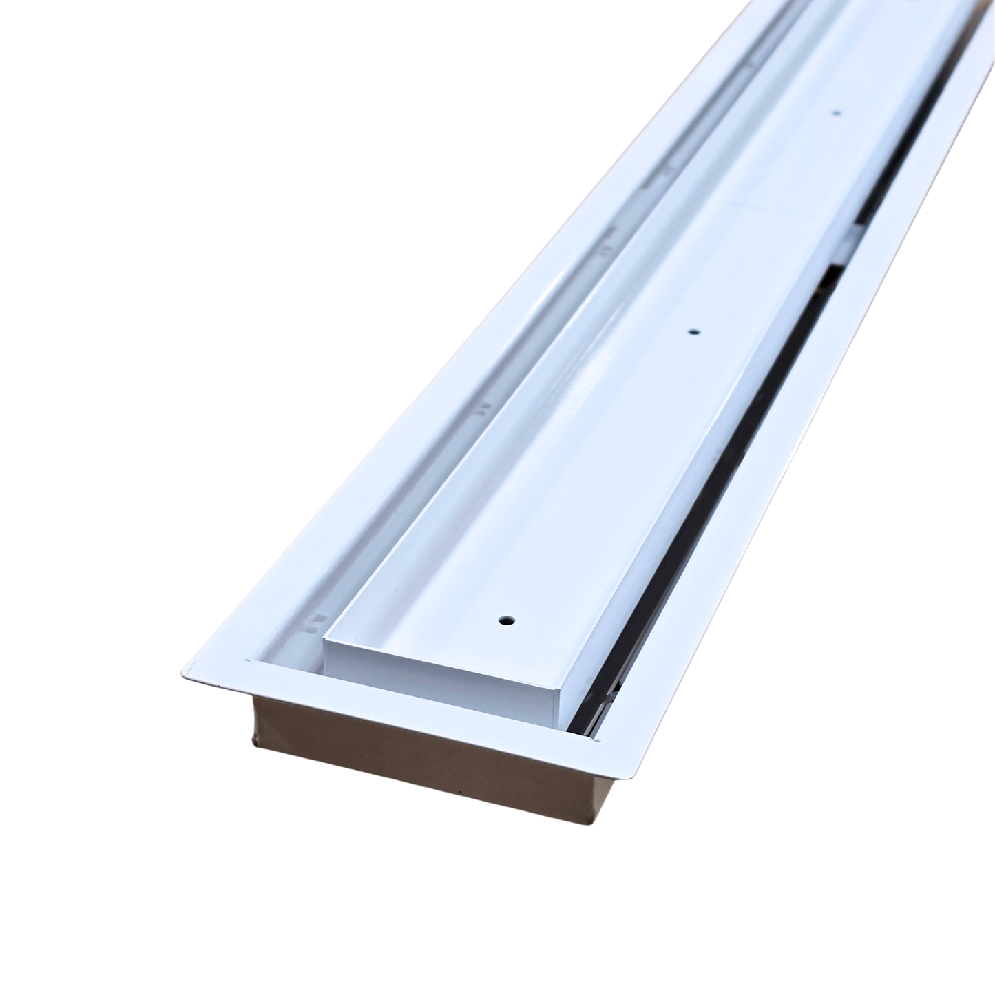 4x69 Classic Drop-in Air Vent, Flush Floor-Matching, All Metal, Floor Vent Cover (69x4)