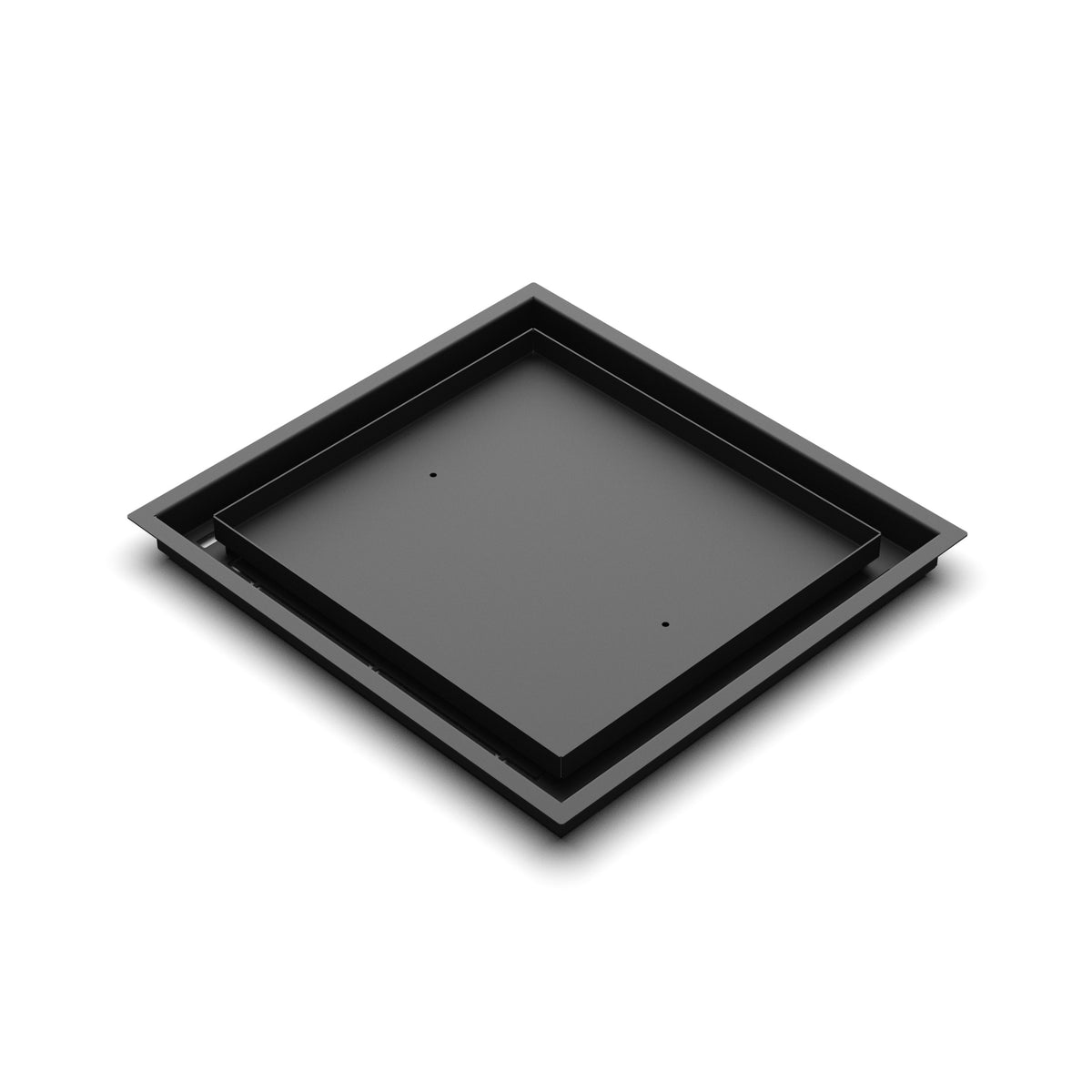 14x15 Classic floor register, diagonal view