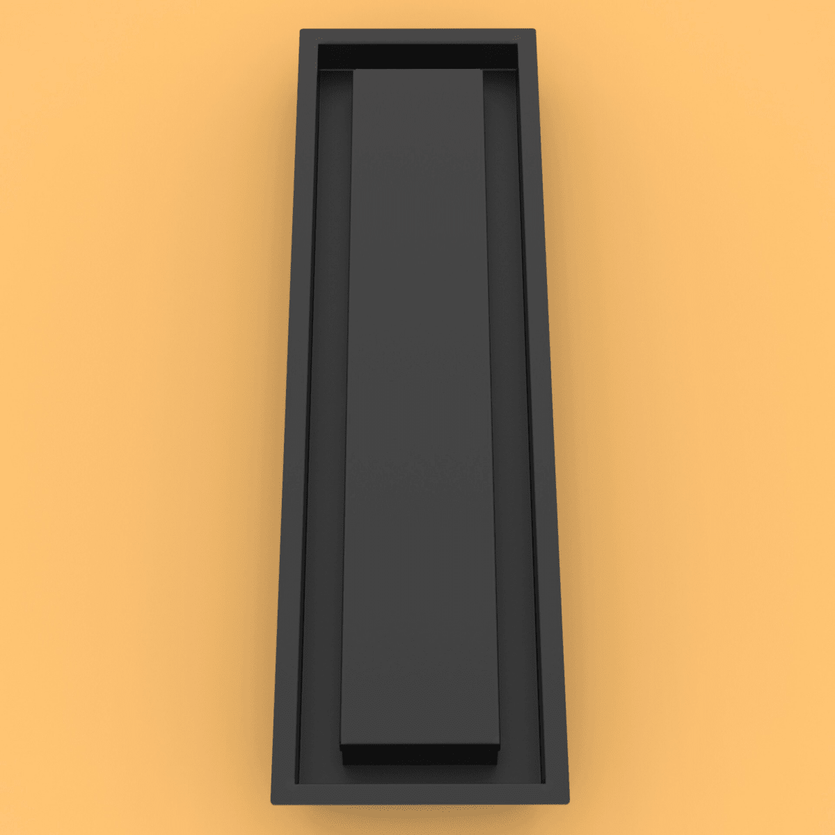 14x25 ZENƒLOW Drop - in Air Vent, Flush Floor - Matching, All Metal, Floor Vent Cover (25x14) - TRM Metal Products