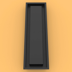 14x25 ZENƒLOW Drop - in Air Vent, Flush Floor - Matching, All Metal, Floor Vent Cover (25x14) - TRM Metal Products