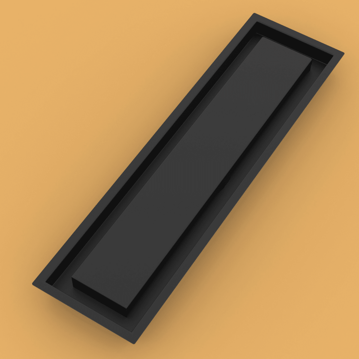 14x25 ZENƒLOW Drop - in Air Vent, Flush Floor - Matching, All Metal, Floor Vent Cover (25x14) - TRM Metal Products