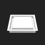 22x29.5 - Wall Vent - Modern Vent Cover -  Return Air Vent - TRM Metal  29.5x22