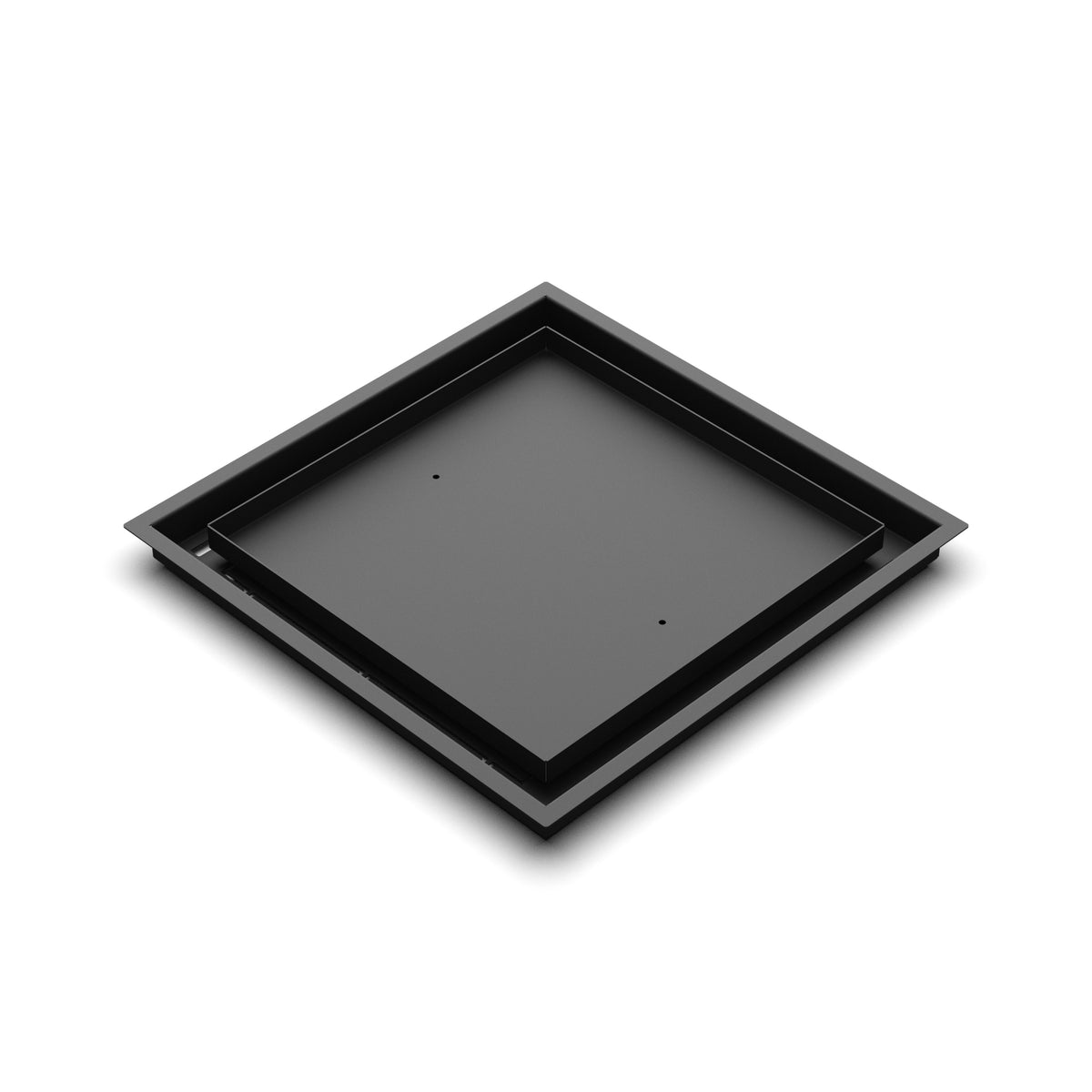 15x15 Classic floor register, diagonal view