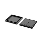 15x15 Classic floor register, front and back views side by side