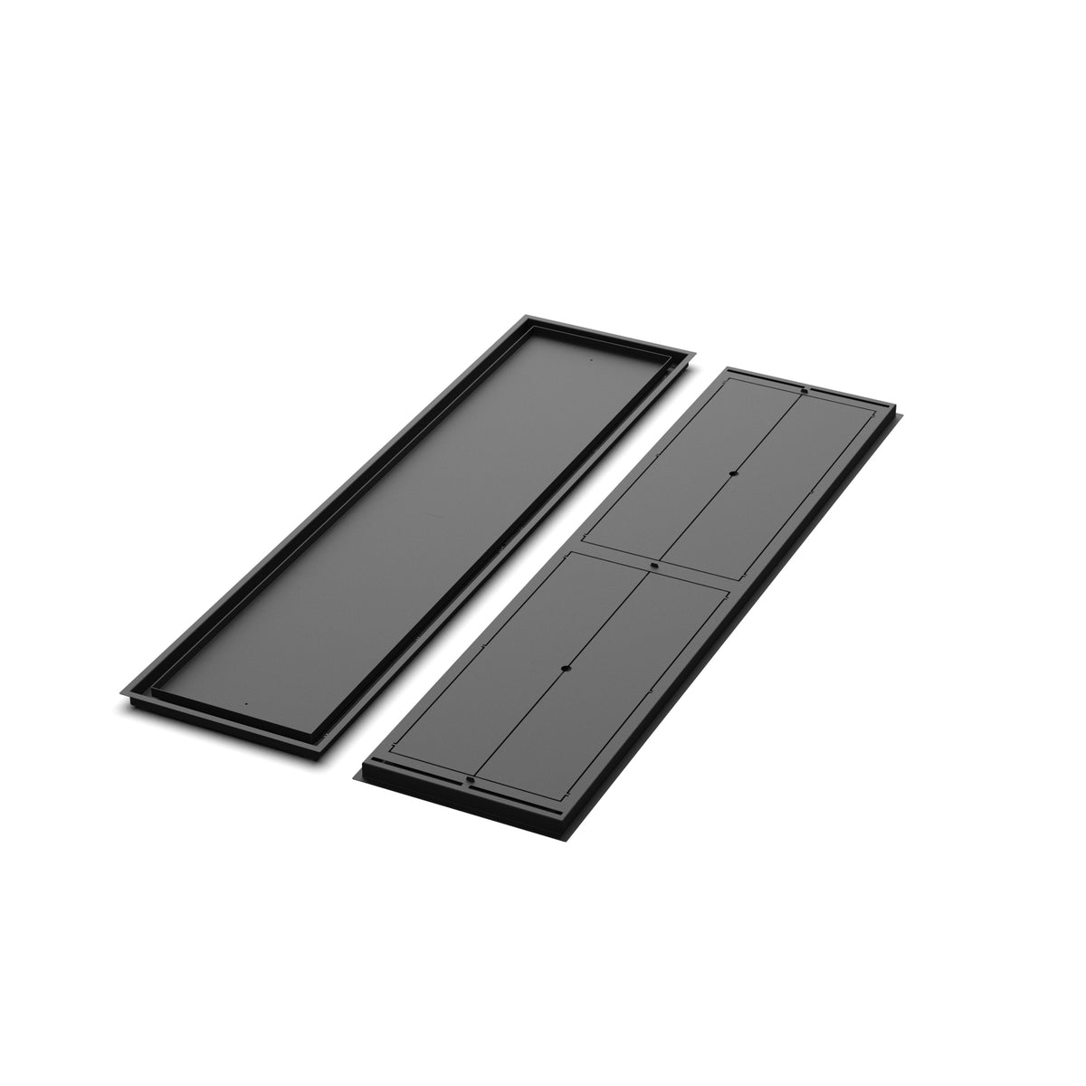 15x62 Classic floor register, front and back views side by side