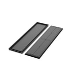 15x63 Classic floor register, front and back views side by side