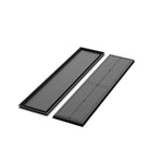 15x66 Classic floor register, front and back views side by side