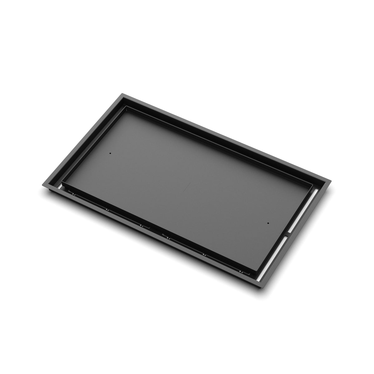 16x27 Classic floor register, quarter view