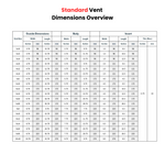 4x62 Classic Drop-in Air Vent, Flush Floor-Matching, All Metal, Floor Vent Cover (62x4)