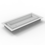 17x10.25 - Classic Drop - in Air Vent, Flush Floor - Matching, All Metal, Floor Vent Cover - TRM Metal 10.25x17 - TRM Metal Products