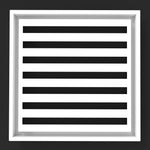 18x18 Intense-Air Wall Vent Cover - High-Airflow Linear Bar Steel Grille