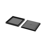 18x18 Classic floor register, front and back views side by side
