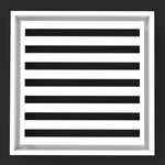 18x18 Intense-Air Wall Vent Cover - High-Airflow Linear Bar Steel Grille - TRM Metal Products