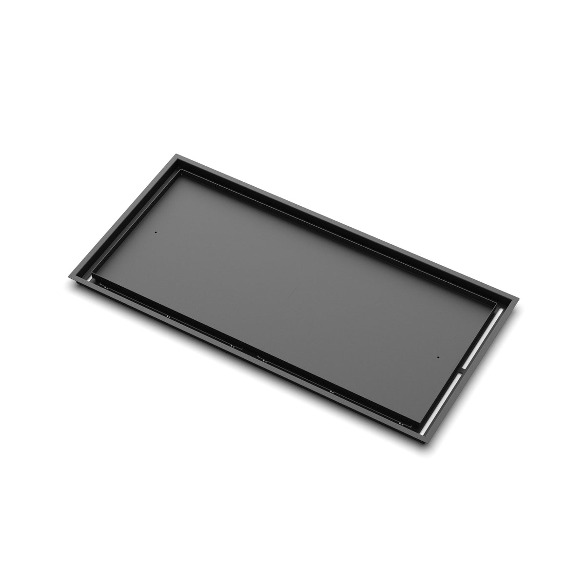 18x37 Classic floor register, quarter view