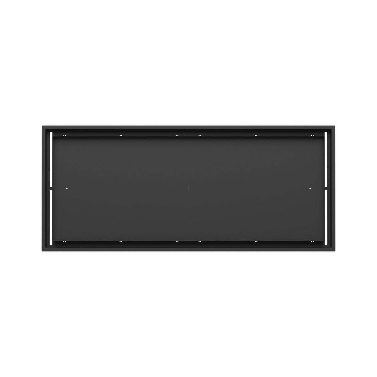 18x43 Classic floor register, top-down view