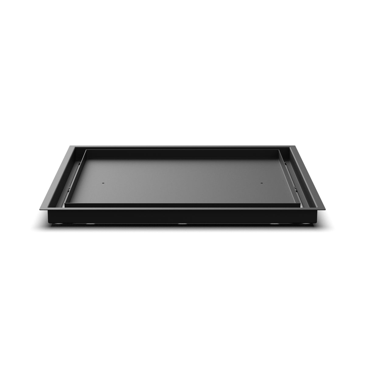 19x19 Classic floor register, side profile view